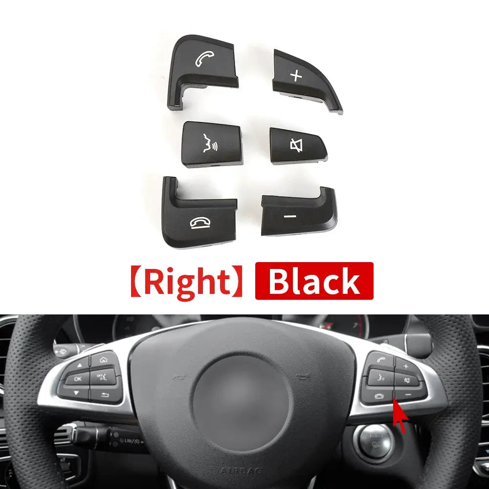 For Mercedes W205 C ClassSteering Wheel Buttons Switch For Benz W253 GLC Multi-function Switch For Car Steering Wheel 0999050200 by InterCyprus Trading Ltd