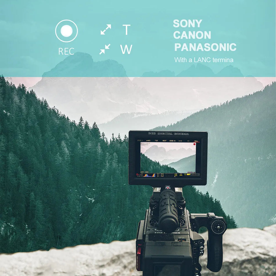 AODELAN LANC Camcorder Zoom Controller for Sony, Canon, Panasonic