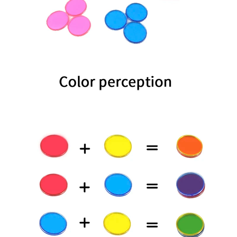 100PCS Magnetic Circular Sheets &ndash; Engaging Color Learning Toy