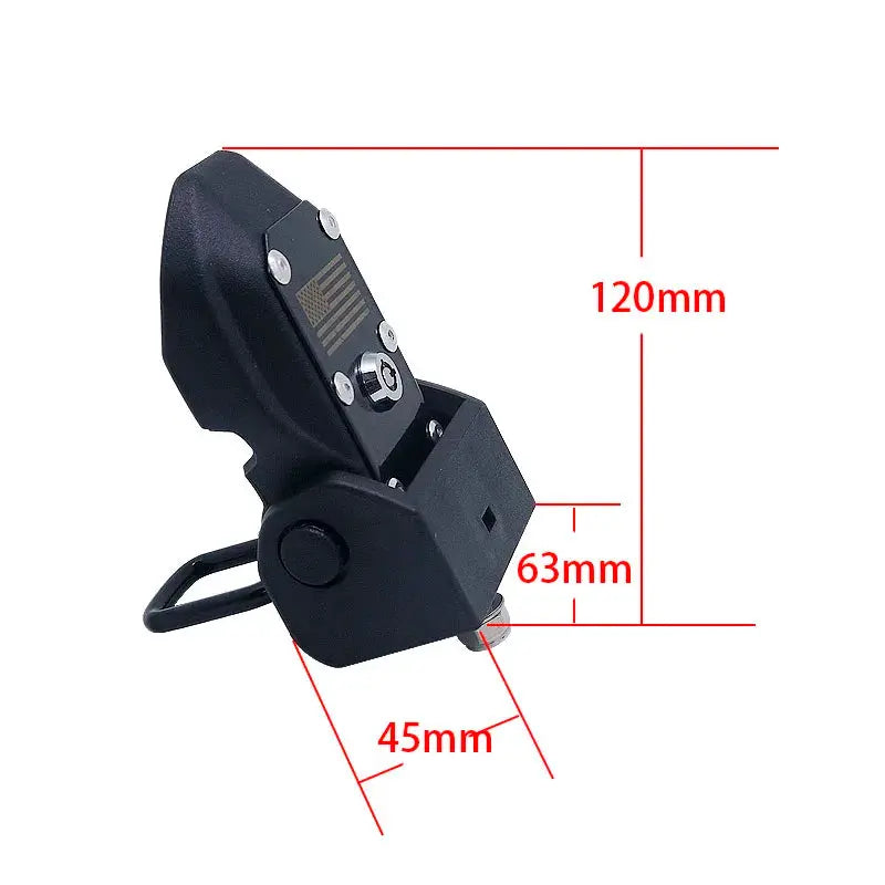 For Jeep Wrangler JL 2018-2019 Hood Lock Car Hood Lock Hood Modification Accessories by InterCyprus Trading Ltd