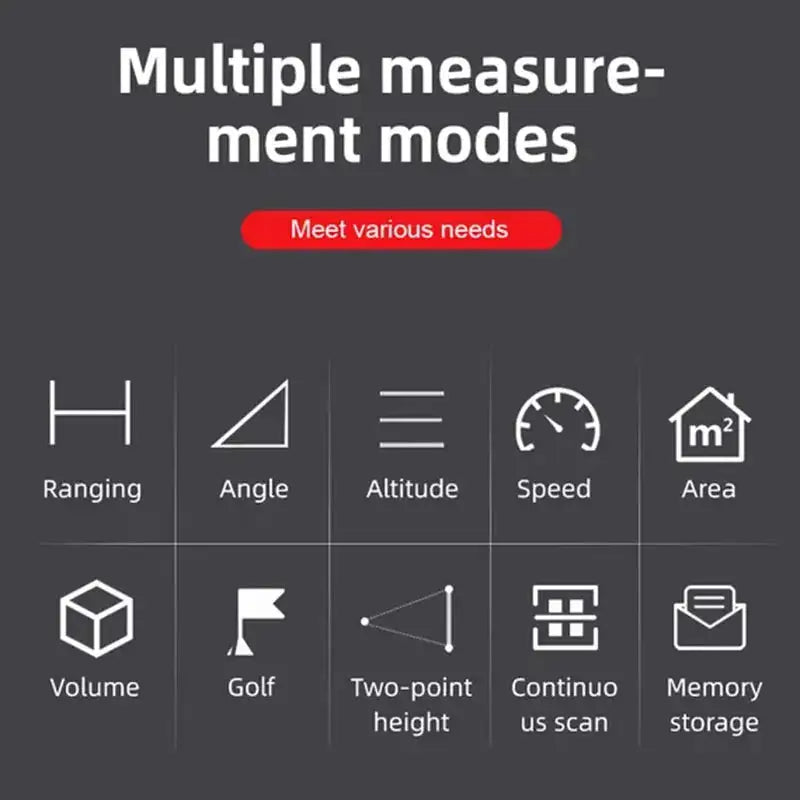 Touch Screen Golf Range Finder 600m Flag Lock KMC600