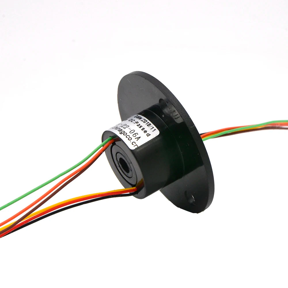2A Hollow Shaft Slip Ring 5mm Through Hole &ndash; Multi Channel