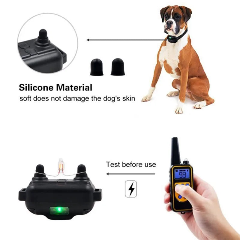 Electric Dog Training Collar &ndash; Waterproof and Rechargeable Anti Barking Device
