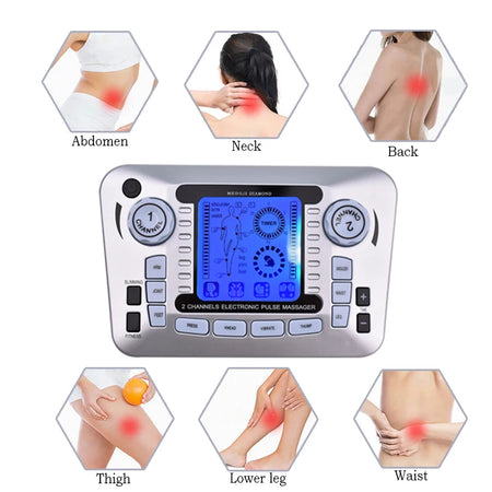 Tens Massager - EMS Muscle Stimulator with Acupuncture &amp; Infrared Therapy