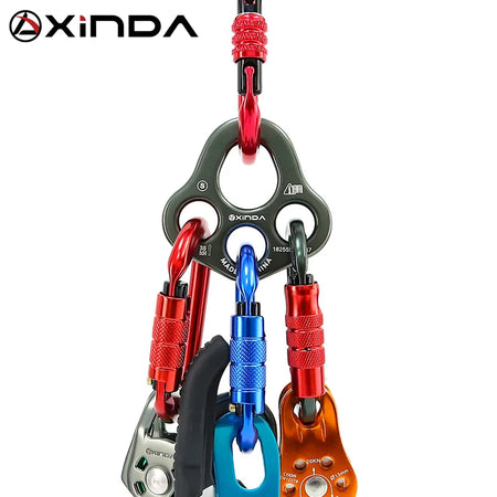 XINDA Four Hole Force Plate &ndash; Aluminum Magnesium Alloy