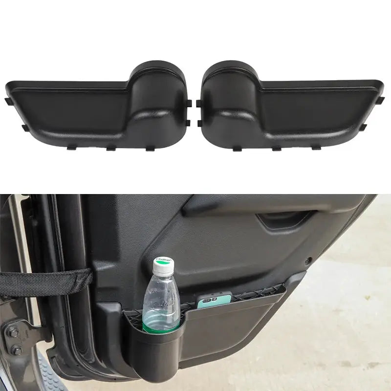 2pcs Car Front Door Storage Boxes Car Organizer For Jeep Wrangler JL 2018 2019 2020 2/4 Door Net Pocket Replacement by InterCyprus Trading Ltd