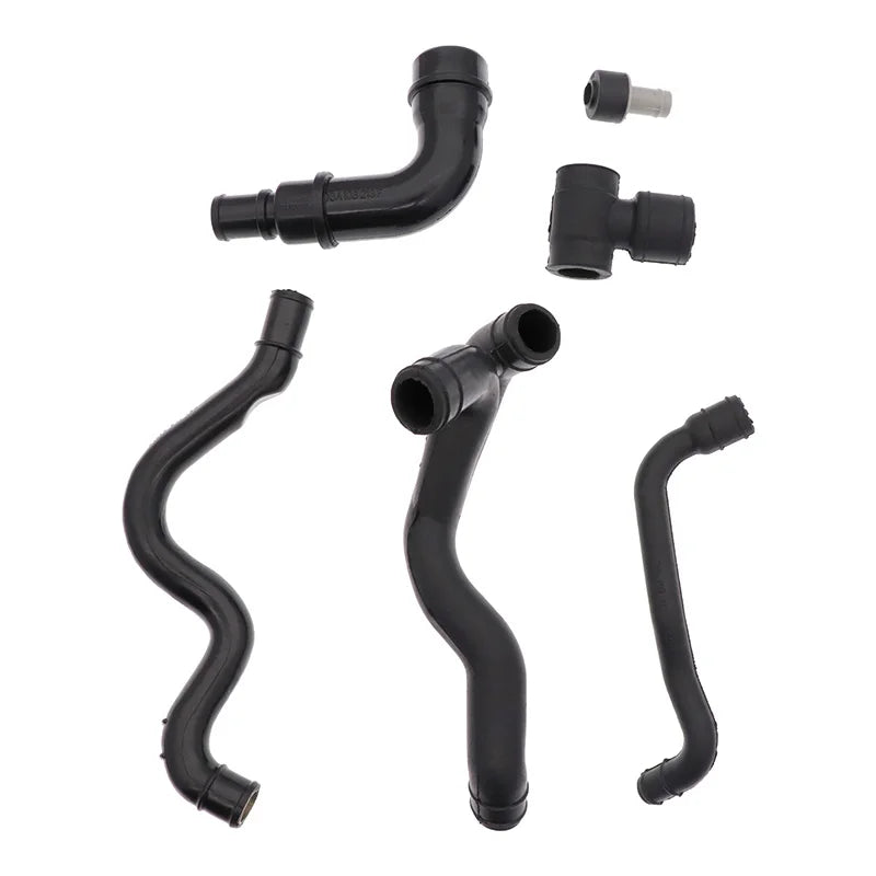 Kit de furtunuri de respirație a carterului pentru Audi A4 TT 1.8T, componente din cauciuc și plastic