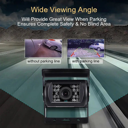 Waterproof Heavy Duty Backup Camera With IR Night Vision For Trucks by InterCyprus Trading Ltd