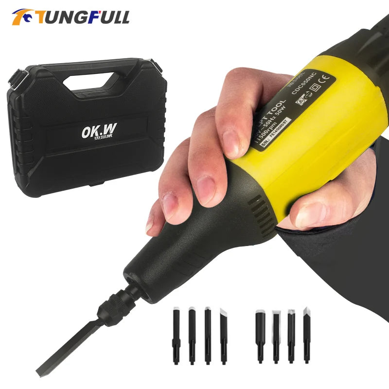 Electric Wood Carving Chisel - 50W High-Speed Tool