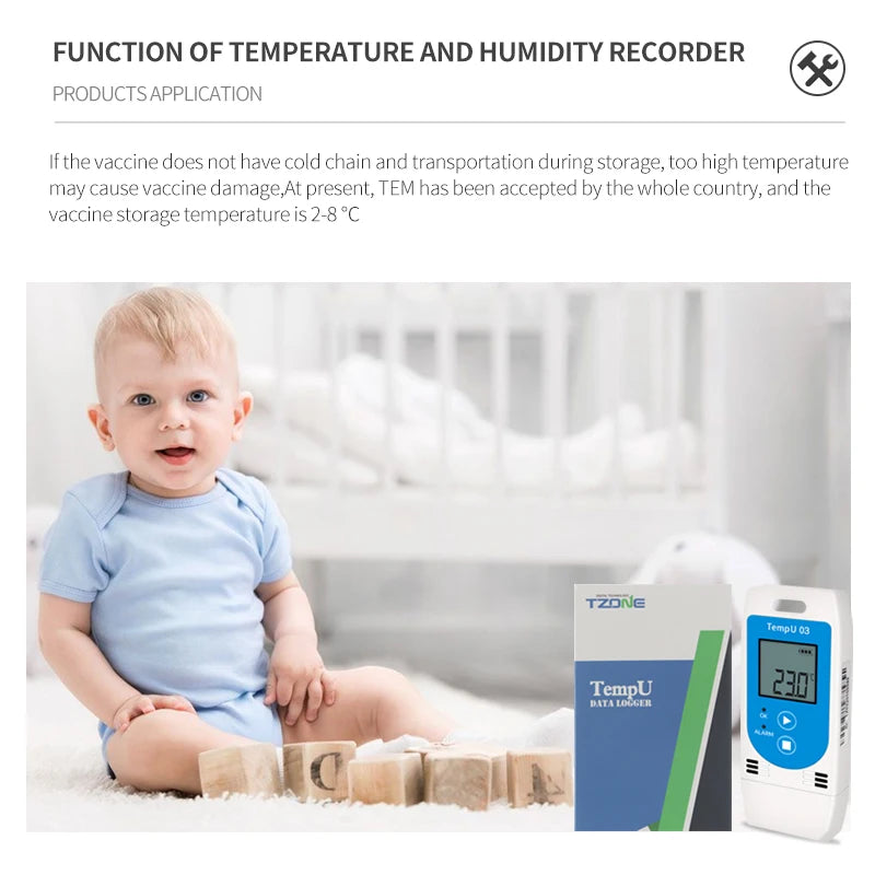 TempU 03 USB Temp Humidity Data Logger &ndash; 32000 Readings