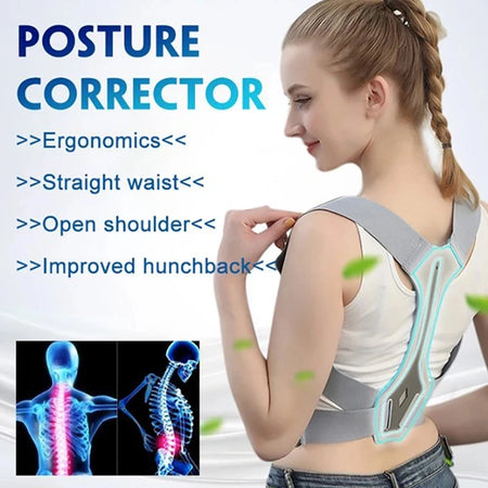 Posture Corrector Brace &ndash; Adjustable Support for Back and Neck Relief