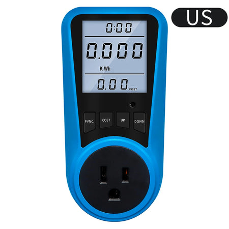 KWE-PMB05O - Energy And Power Meter With Digital Display US Plug Backlight