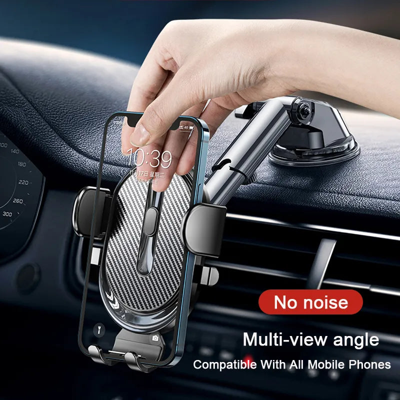 🟠 Sucker Car Holder Mobile Smartphone Κινητό τηλέφωνο Bracket Tablet Οχήματα Βάση Στάδιο GPS για iPhone 14 Xiaomi Huawei Samsung