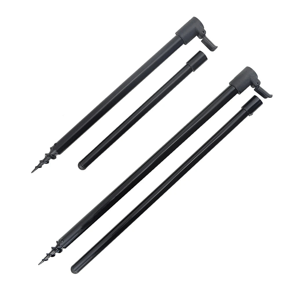 Hirisi Aluminium Carp Fishing Bank Sticks - 2 Piece Telescopic Rod Pod Support