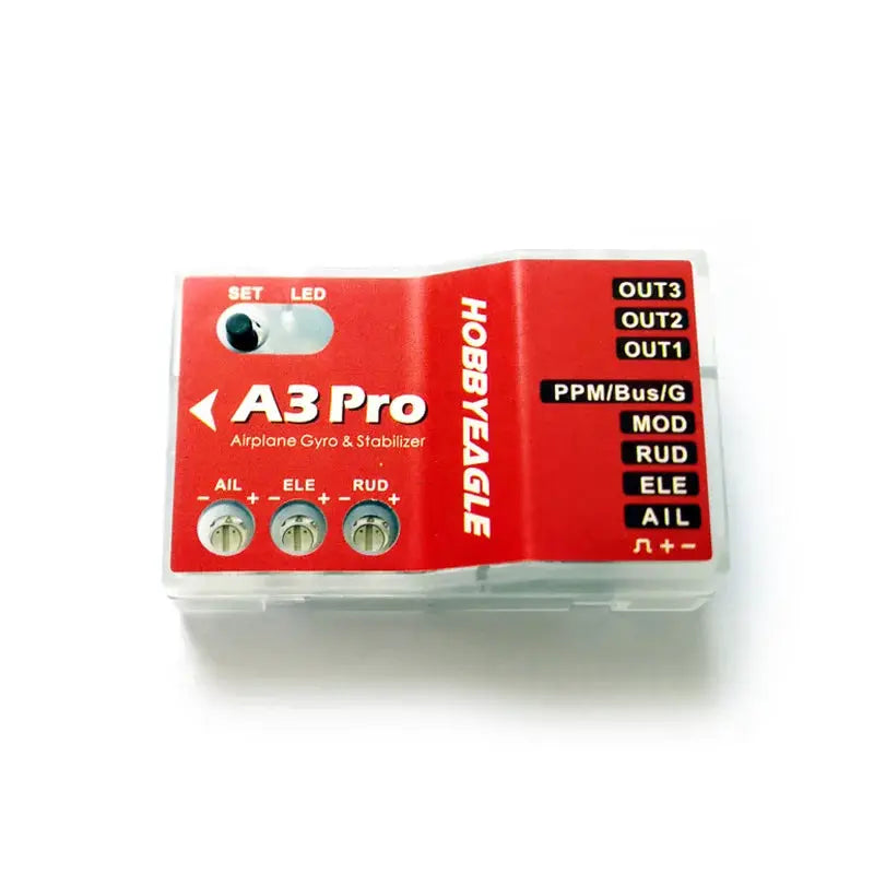 HobbyEagle A3 Pro / A3 Pro V2 Aeroplane RC Flight Controller Stabilizer System Stabilizer Gyro for RC Airplane Fixed-wing Copter by InterCyprus Trading Ltd