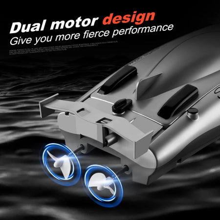 30Km/h Racing Boat 2.4G RC &ndash; Dual Motor 20Min Runtime