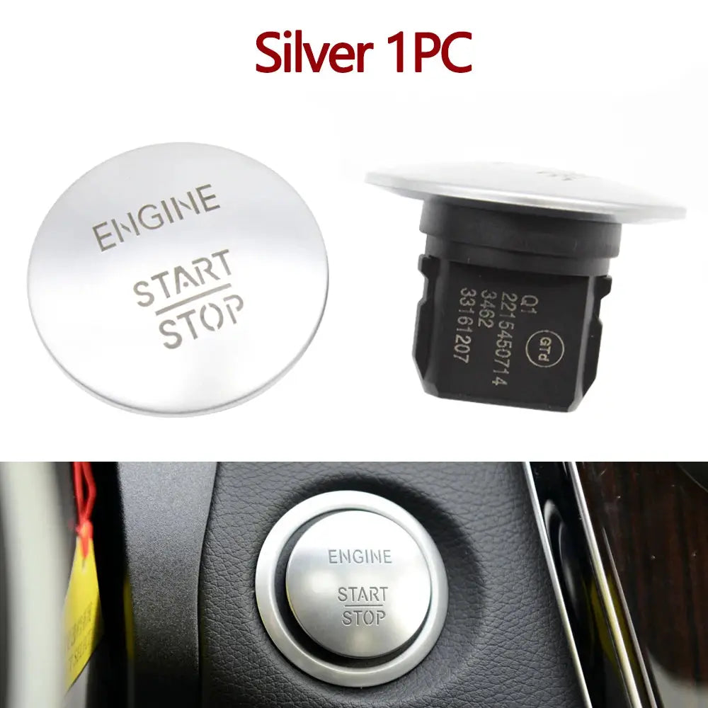 Engine Ignition One-Click Start Stop Button Keyless Push Switch For Mercedes BENZ W204 W164 W205 W212 W213 W221 2215450714 by InterCyprus Trading Ltd
