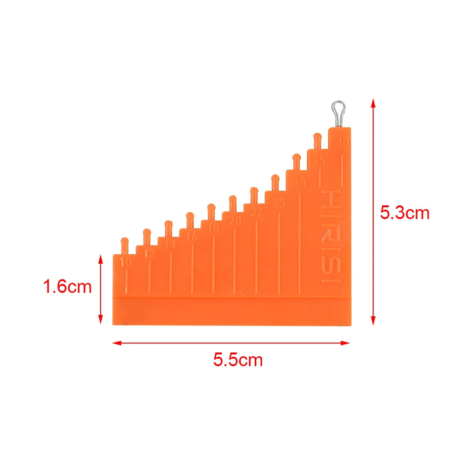 Ferramenta de Atar Anzóis para Pesca de Carpas Fabricante de Montagens de Cabelo ABS Laranja