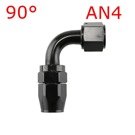 1 Piece AN4/6/810/12 Straight 0°/45°/90°/180° Degree Aluminum Swivel Hose End Fitting Adapter Oil Fuel Line NPT PLUG Black by InterCyprus Trading Ltd
