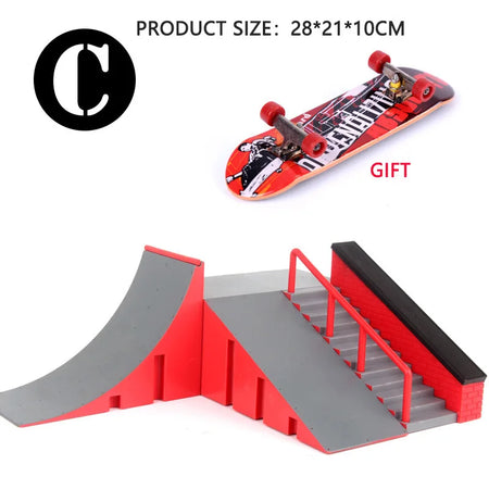Finger Skateboard Ramp Set &ndash; Fun Training Toy for Kids C