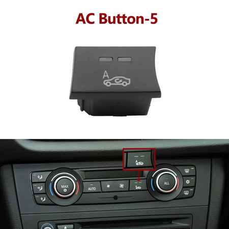 Car Air Conditioning AC Ventilation Adjust Switch Button For BMW 1 3 X1 X3 Series E82 E88 E84 E90 E91 E92 E93 F25 64119344143 by InterCyprus Trading Ltd