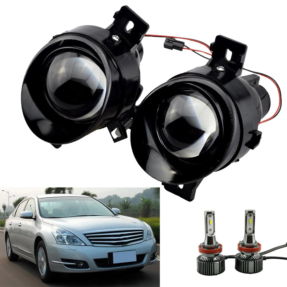 Miglas lampa montāža LED HID 12V H11 Nissan Teana J32