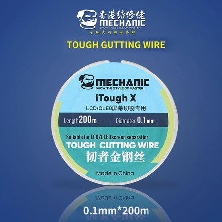 MECHANIC High Hardness Special Steel Cutting Wire &ndash; Precision LCD Screen Separation Tool 0.1mm
