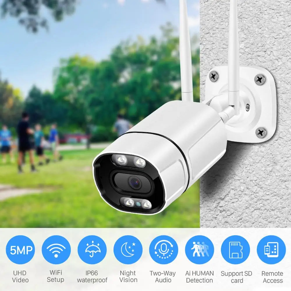 BESDER 5MP Outdoor WiFi IP Camera