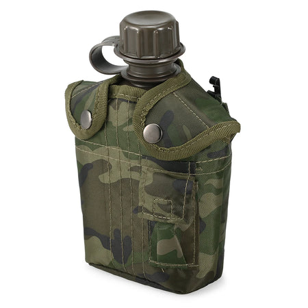 1L Outdoor Military Canteen Bottle &ndash; Felt-Lined Cover