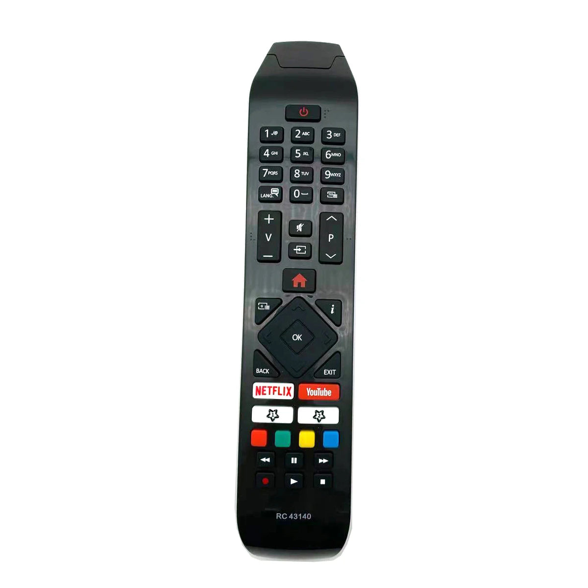 Hitachi Smart TV Remote Control RC43140 Compatible with Multiple Models Default Title