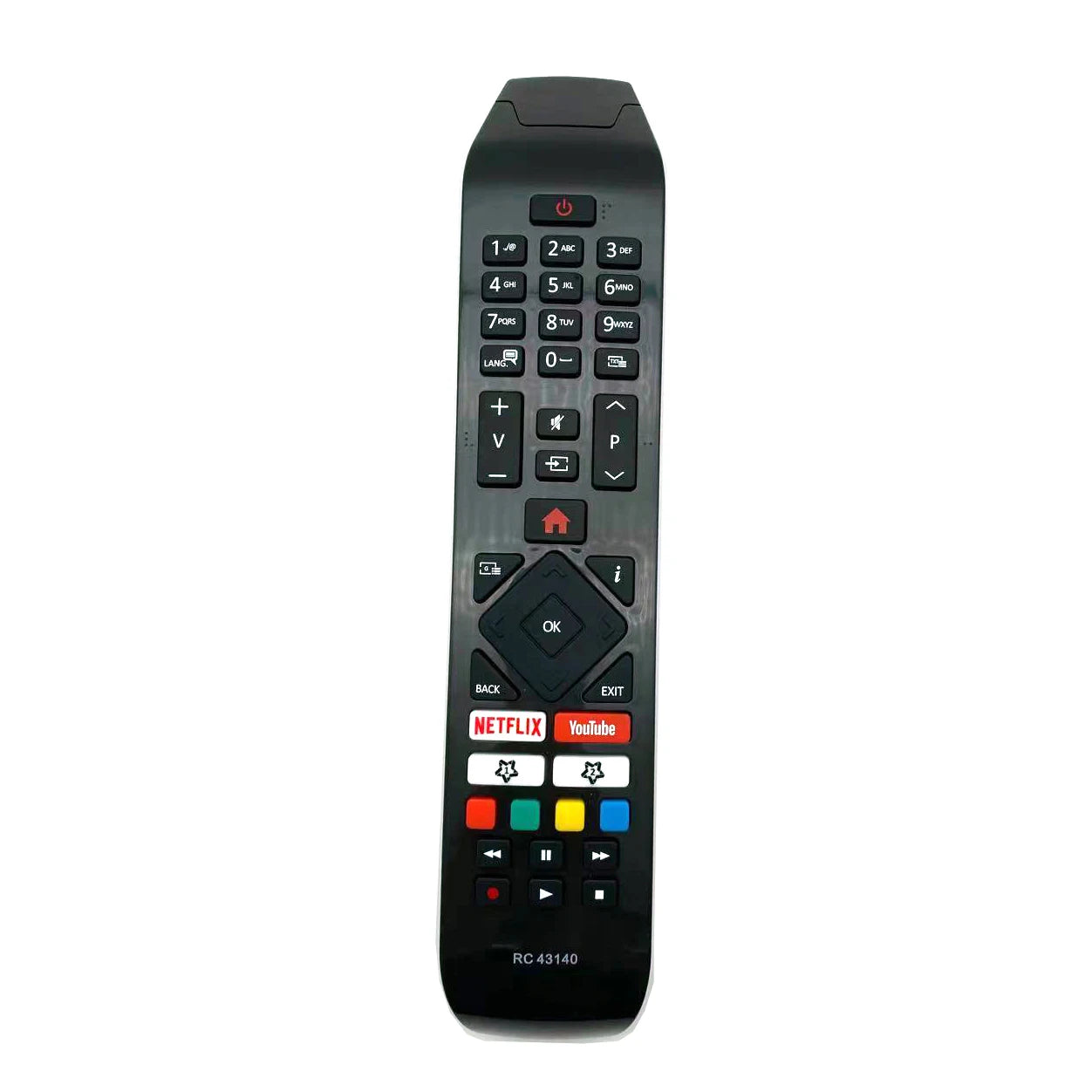 Hitachi Smart TV Remote Control RC43140 Compatible with Multiple Models Default Title