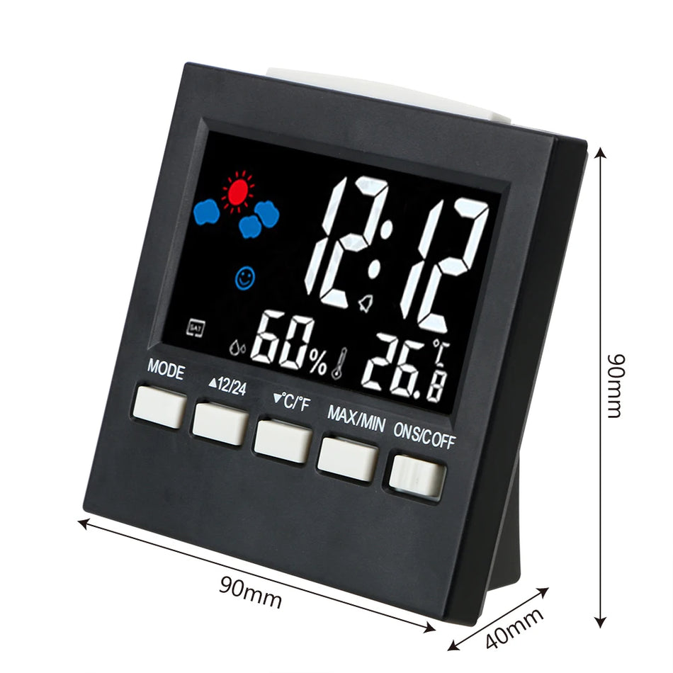 Multifunctional Weather Clock &ndash; Temp Humidity Meter
