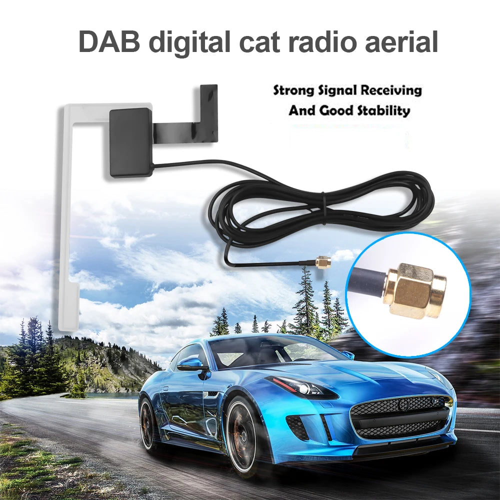 DAB Signal Amplifier Antenna &ndash; Superior Reception for Cars