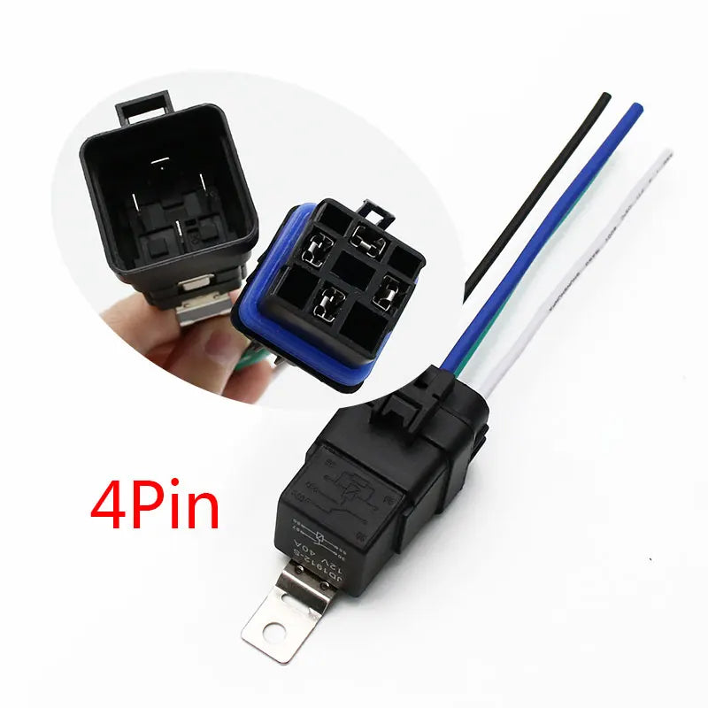 EARUELETRIC Car Relay &ndash; Waterproof Integrated Design 4 Pin