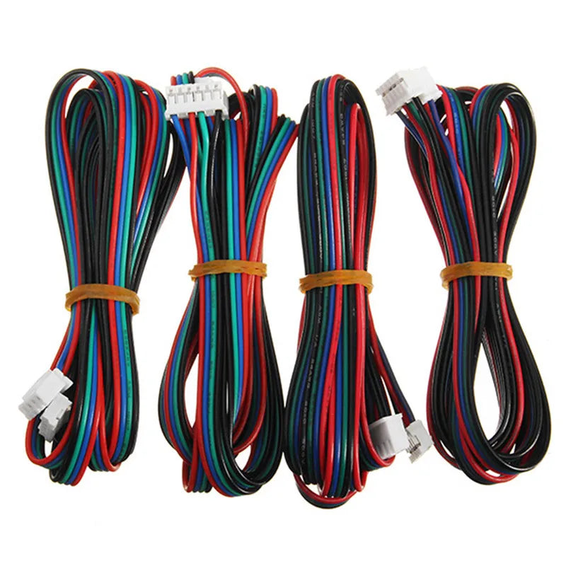 NEMA 17 Stepper Motor Cable Set &ndash; Reliable Connectivity for 3D Printers 50CM 4pcs