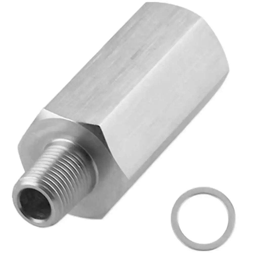 1/8'' BSPT & 1/8'' NPT & M10 Stainless Steel Oil Pressure Sensor Connector Joint to NPT Tee Adapter Turbo Accessories Adapter by InterCyprus Trading Ltd