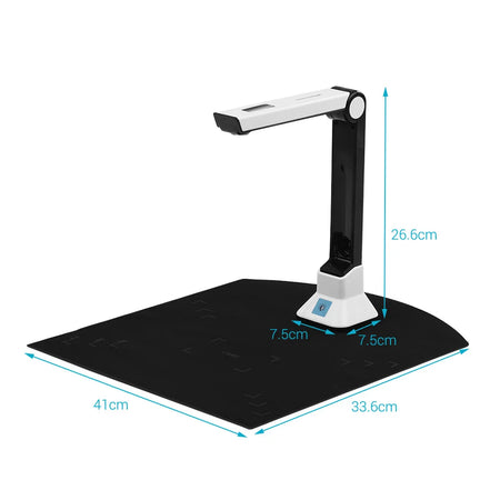 BK50 Portable 10MP HD Book Scanner - A4 Document Camera