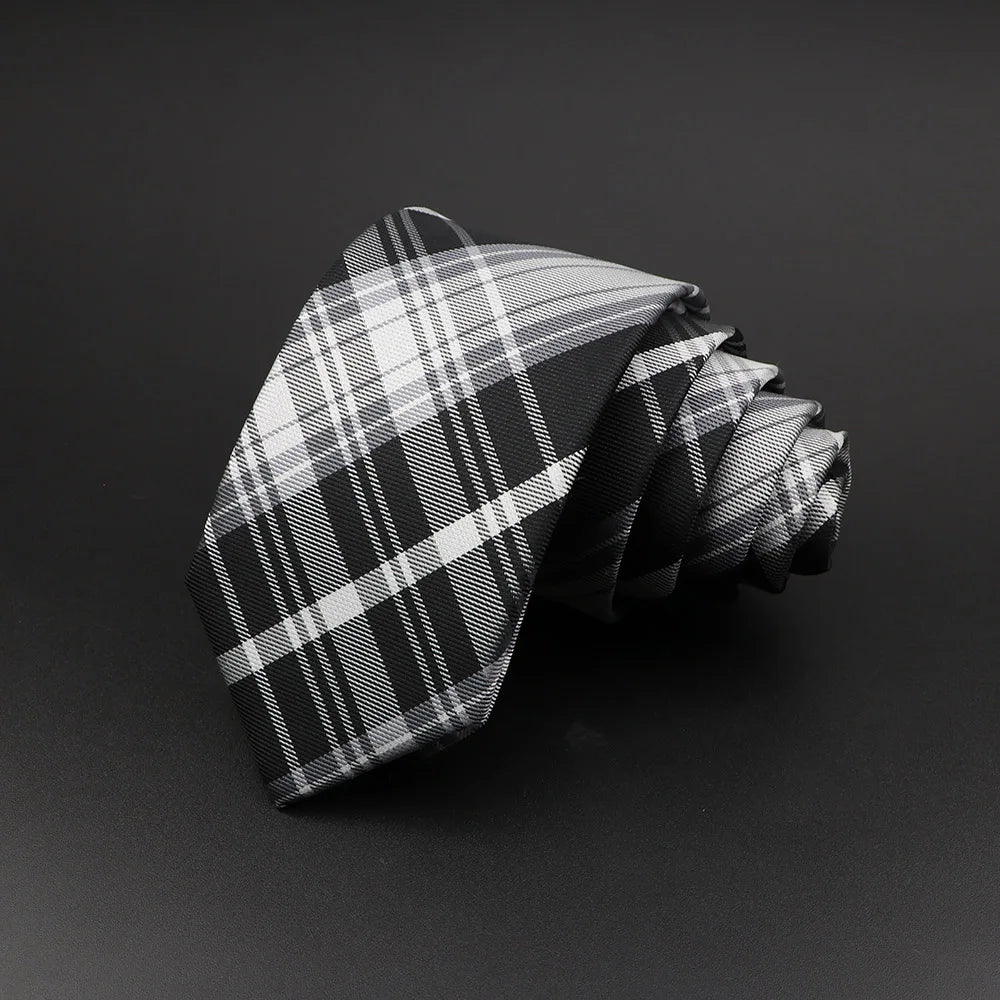 Stylish Jacquard Striped Paisley Necktie for Men