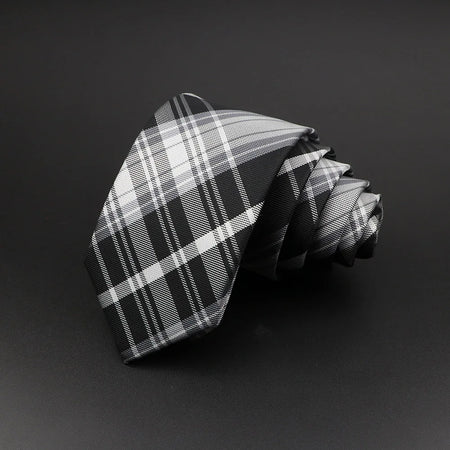 Stylish Jacquard Striped Paisley Necktie for Men