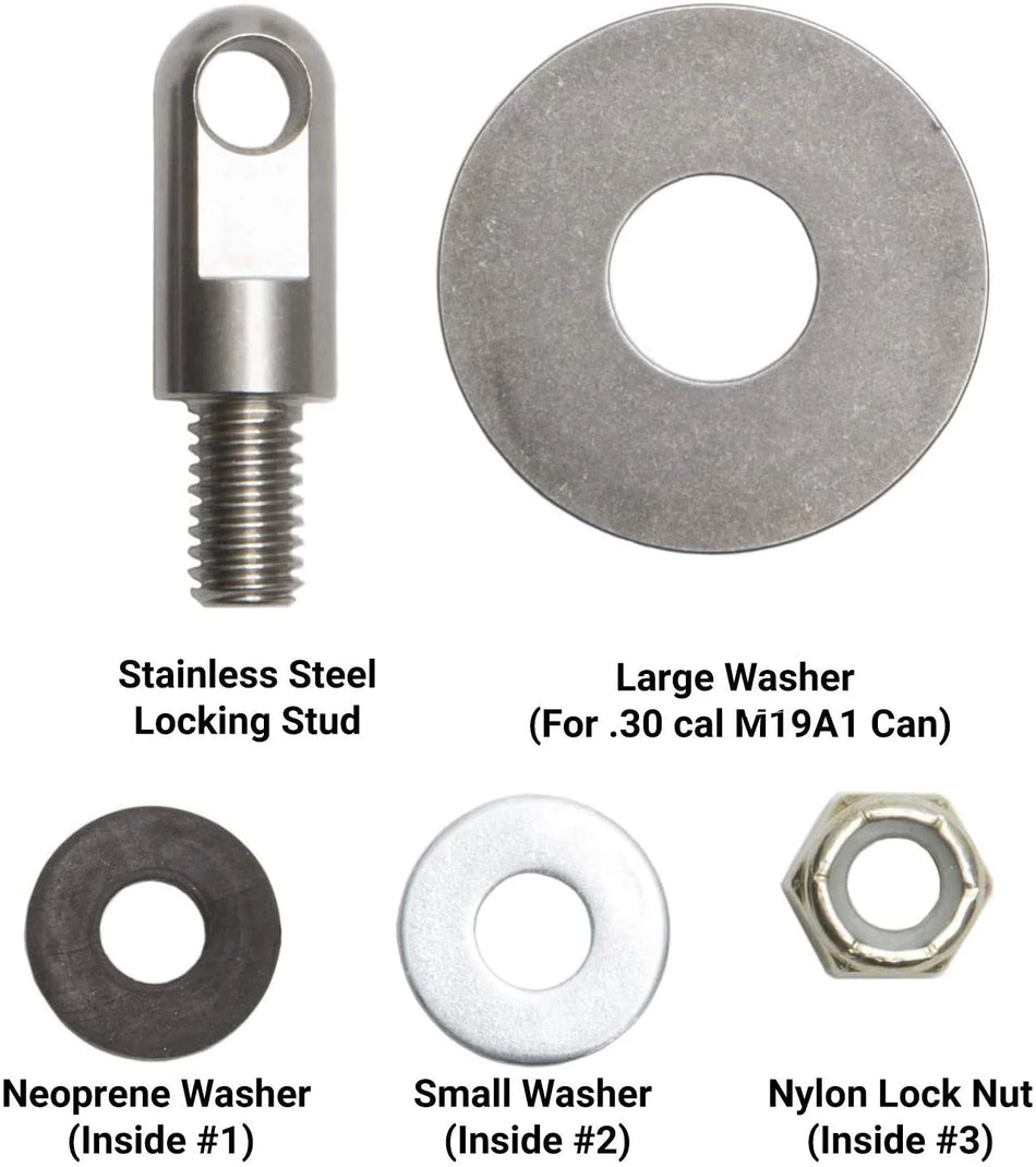 Bolt 50 Cal Ammo Can Steel Gun Lock &ndash; Secure Locking