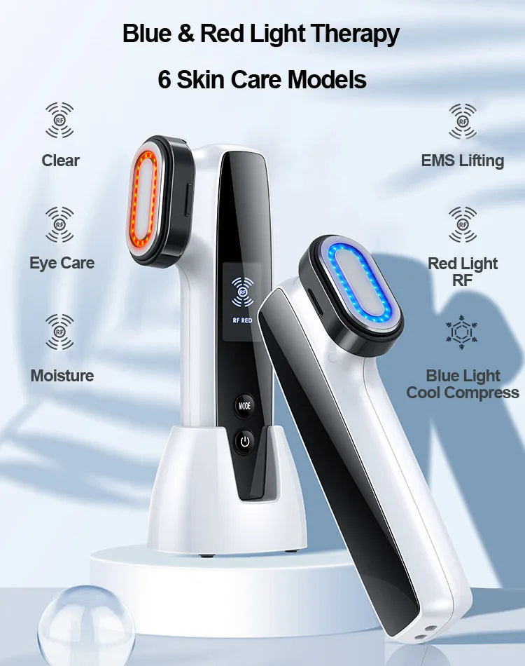 KKS Professional Multifunctional Wrinkle Removal Home Use Face Care Rf Ems Facial Lift Beauty Skin Instrument