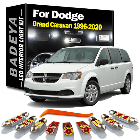 BADEYA Canbus Car LED Interior Light Kit for Dodge Grand Caravan 1996-2020 - No Error
