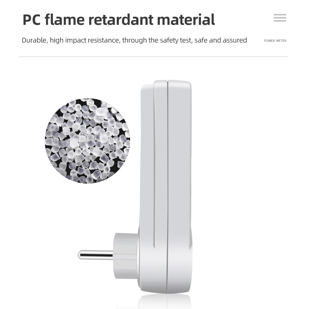 JUANJUAN Wattmeter &ndash; Backlit Display For Easy Reading