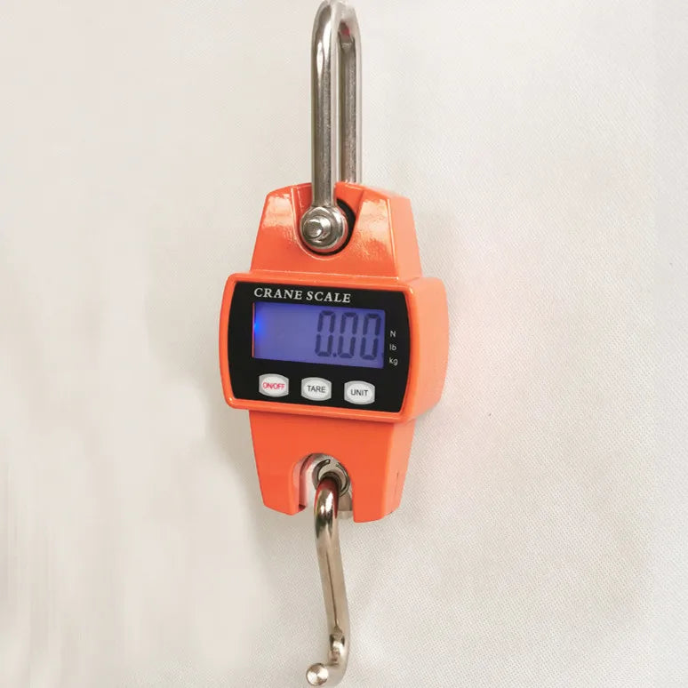 S033 Mini Crane Scale &ndash; Portable LCD Display 300kg Capacity red