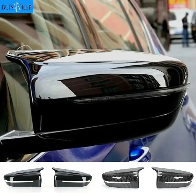 Carbon Fiber Mirror Cover Trim For BMW 3 4 5 7 Series