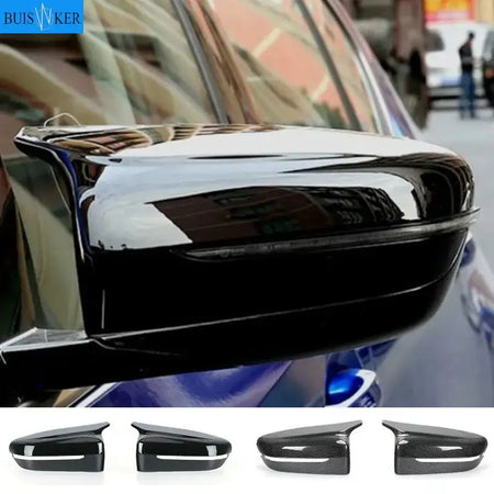 Carbon Fiber Mirror Cover Trim For BMW 3 4 5 7 Series