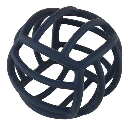 BPA Free Soft Silicone Teething Ball Toy for Infants 019-denim blue