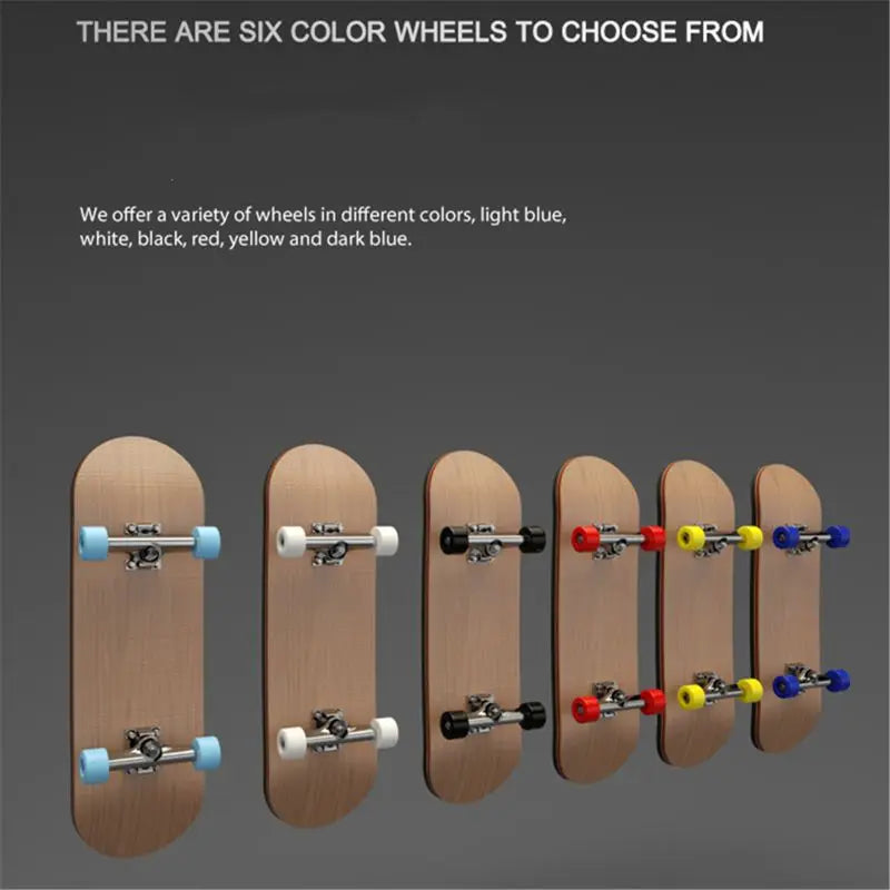 Finger SkateBoard Wooden Fingerboard Toy &ndash; Stunts Kit