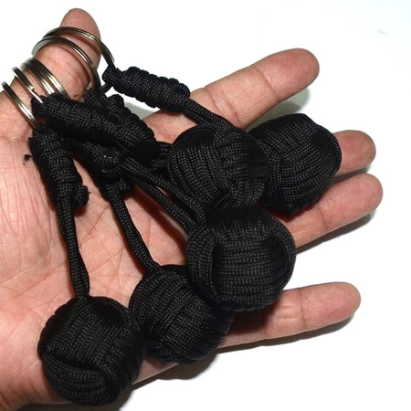 Monkey Fist Paracord Key Chain &ndash; Stainless Steel Ball