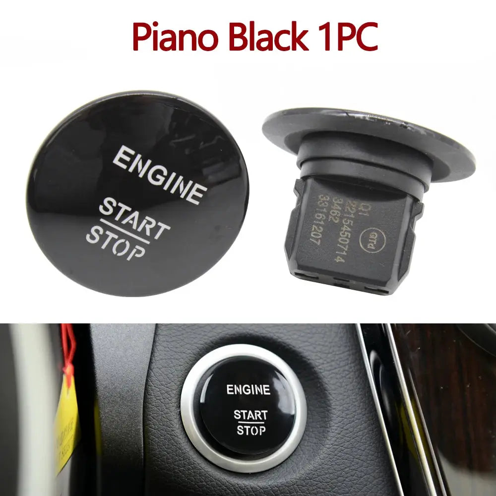 Engine Ignition One-Click Start Stop Button Keyless Push Switch For Mercedes BENZ W204 W164 W205 W212 W213 W221 2215450714 by InterCyprus Trading Ltd